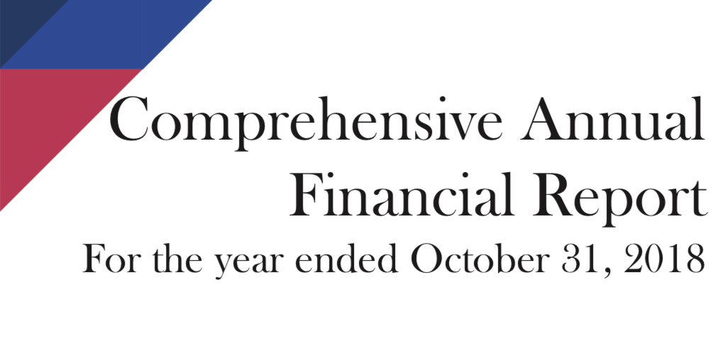 LCG’s 2018 Comprehensive Annual Financial Report is out