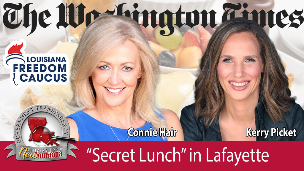 Kerry Picket - secret lunch in Lafayette