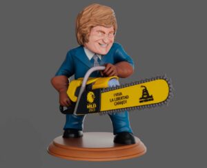 Javier Milei Chainsaw Bobblehead